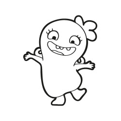 Трафарет магнитный для цветного песка "Ugly Dolls"