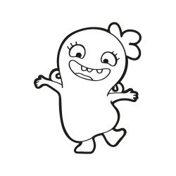 Трафарет магнітний для кольорового піску "Ugly Dolls"